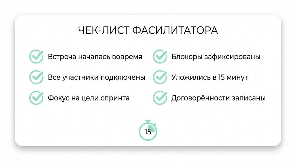 Чек-лист фасилитации