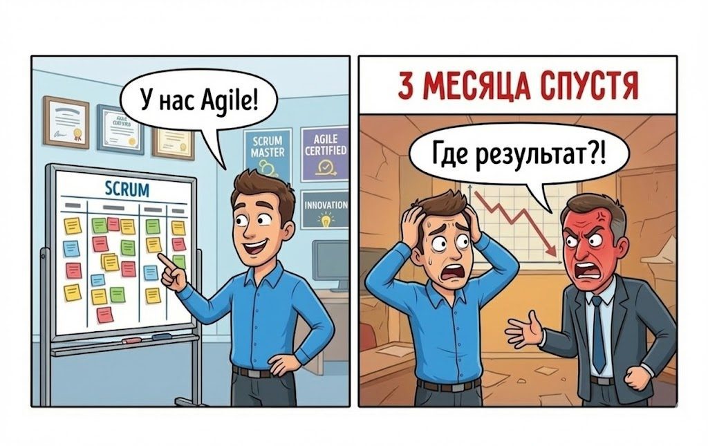 Мем про Agile